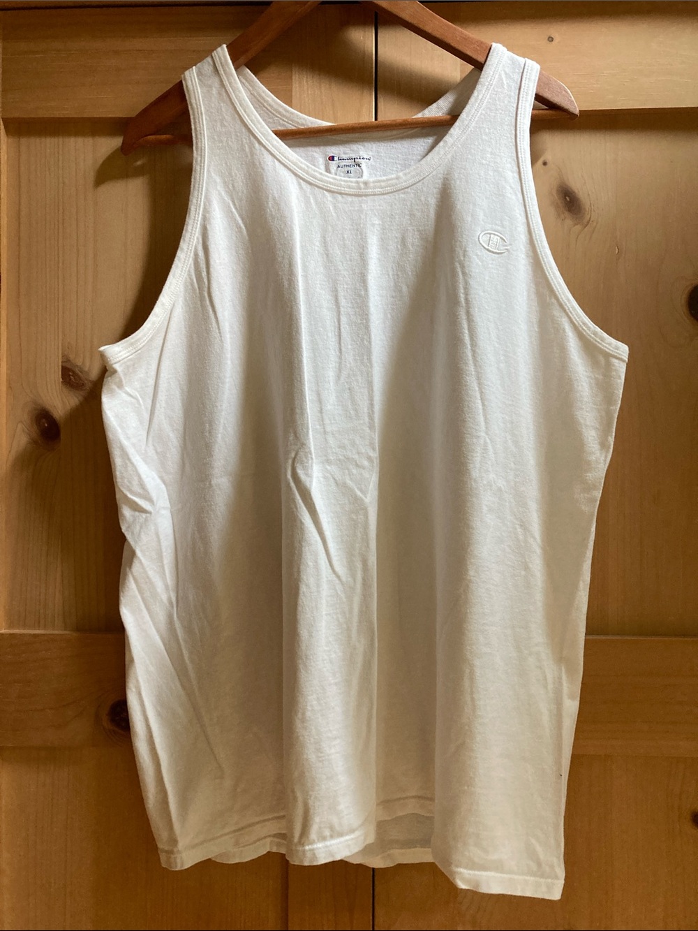 Champion White Cotton Tank
